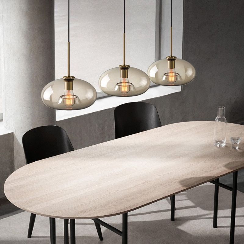 Suspension en verre fumé TOMARO