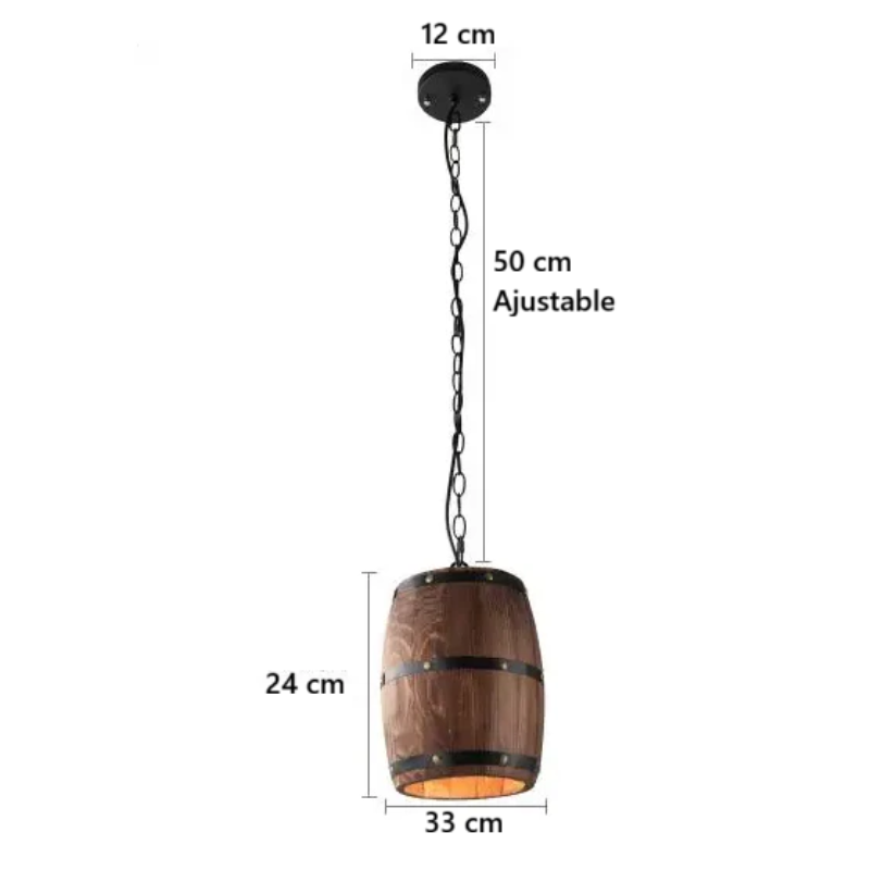 Suspension en bois BARELLA